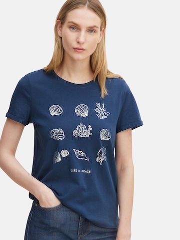 T-shirt TOM TAILOR en bleu