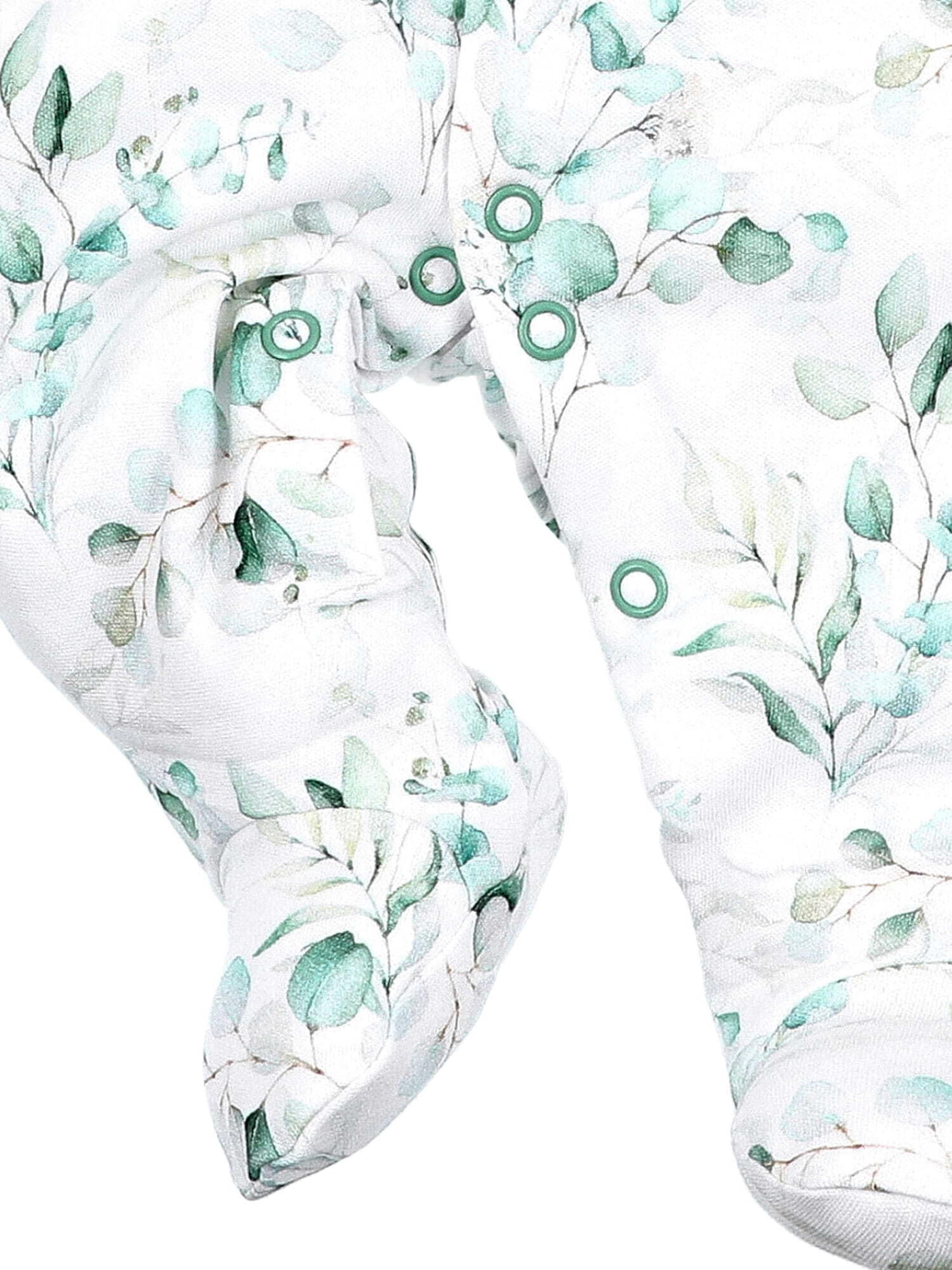 NINI Romper/Bodysuit 'Eukalyptus' in White