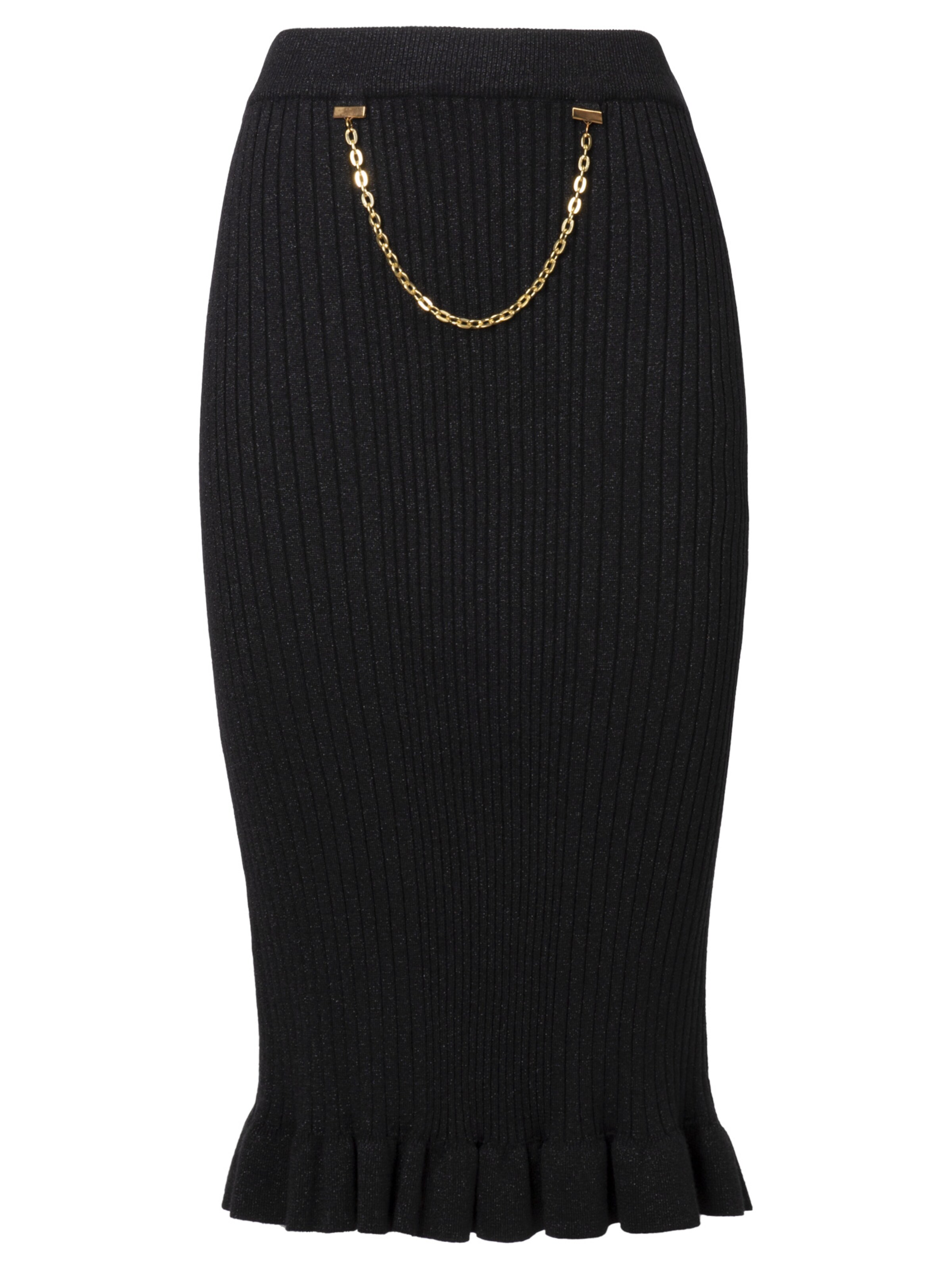 Gonna di Influencer in nero: frontale