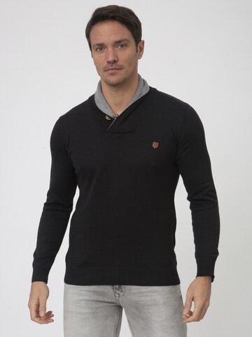 Pull-over 'Erasmo' Sir Raymond Tailor en noir : devant