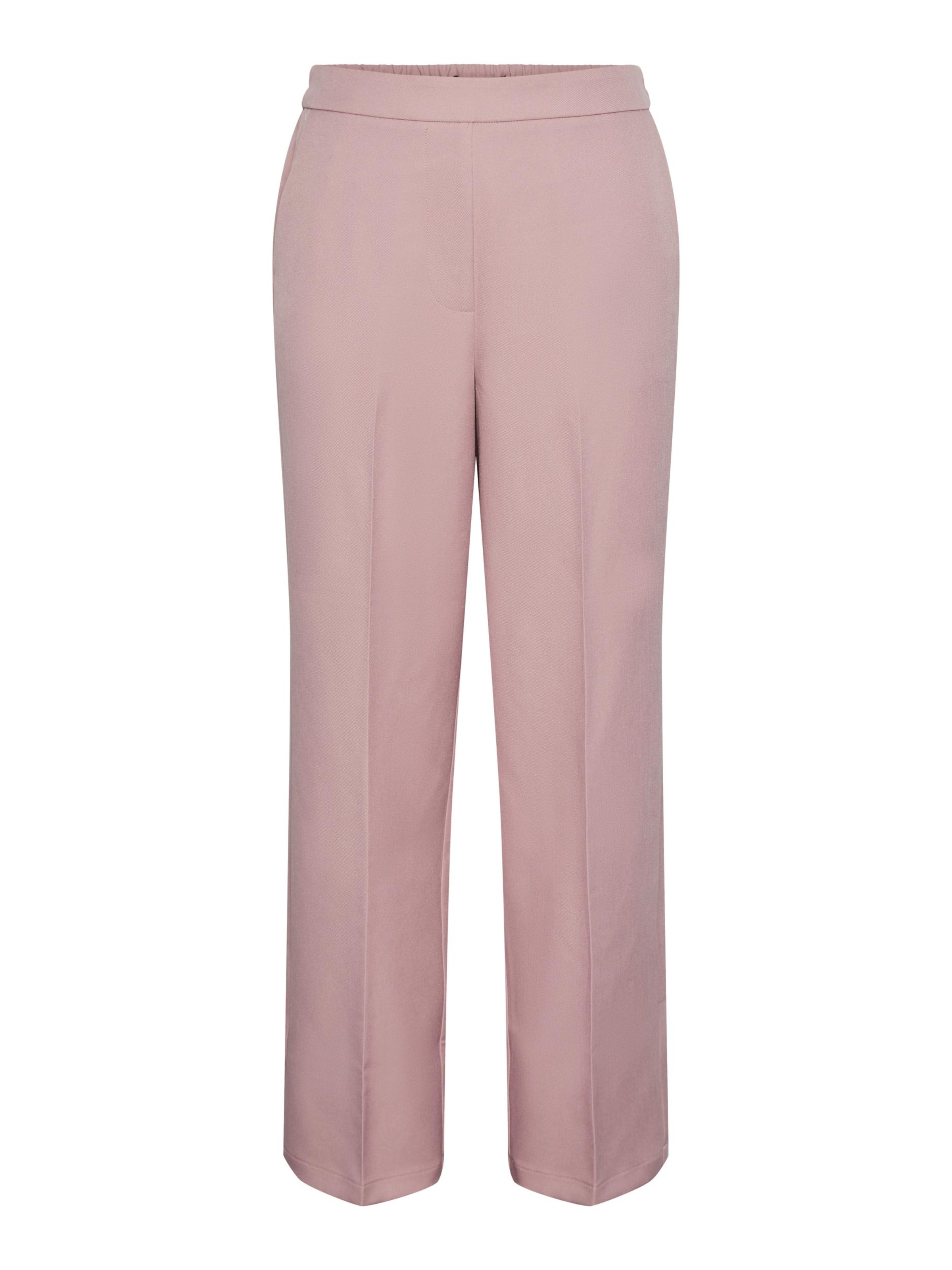 Pantalon à plis 'NEVA' PIECES en rose : devant