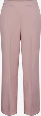 PIECES Loosefit Bukser med fals 'NEVA' i pink: forside