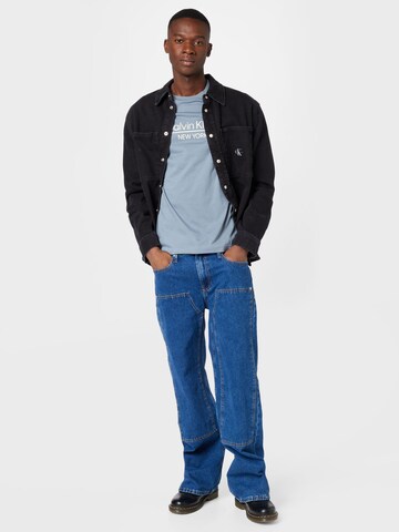 Calvin Klein Jeans Loosefit Jeans in Blau