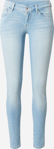 Skinny Jean Pepe Jeans en bleu : devant