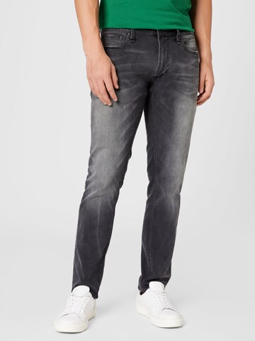 DENHAM regular Jeans 'RIDGE' i sort: forside