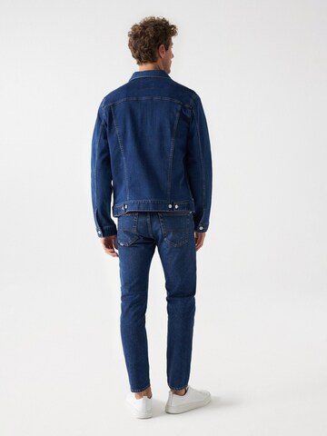 Salsa Jeans Tussenjas in Blauw