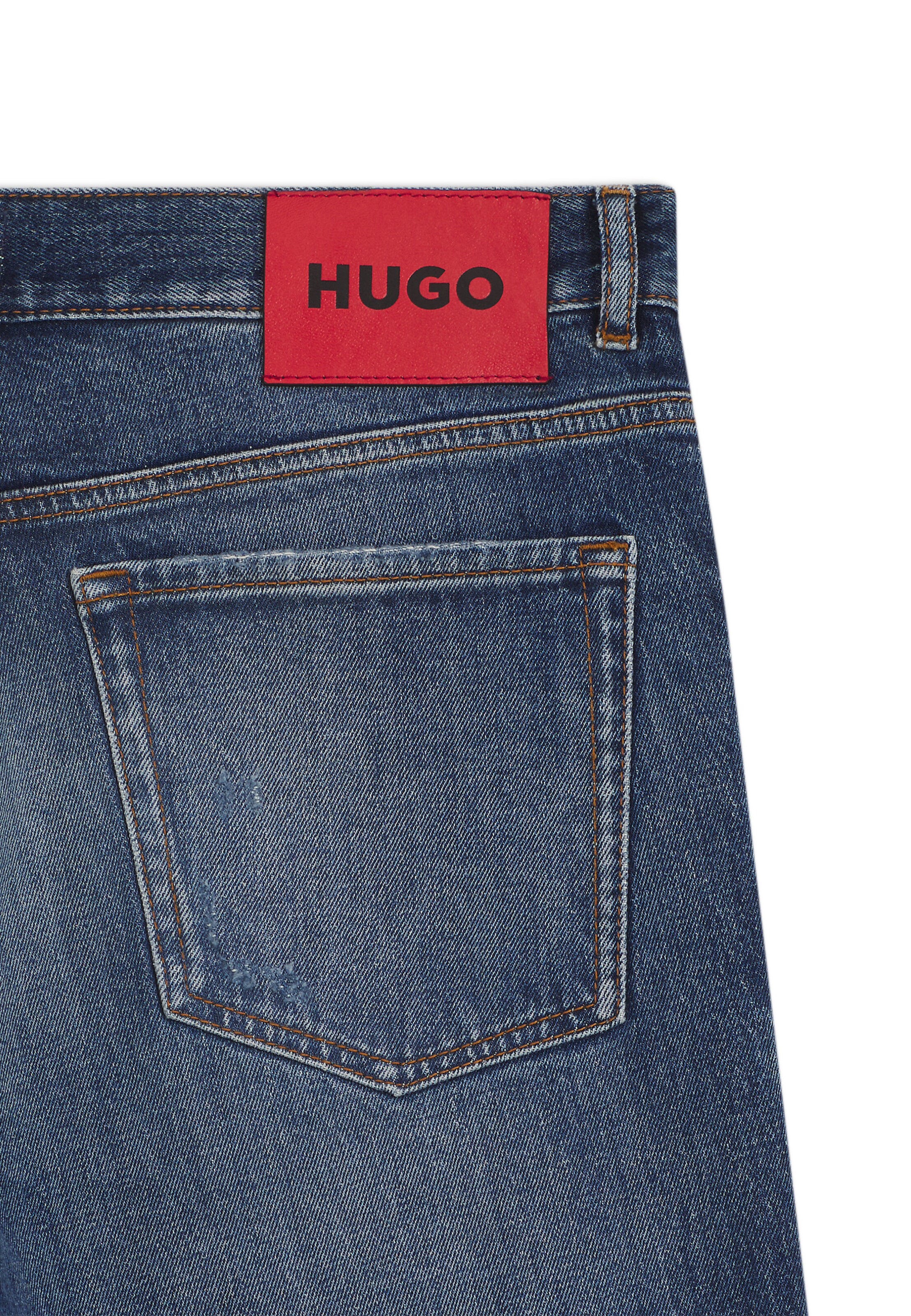 HUGO Slimfit Τζιν '634' σε μπλε