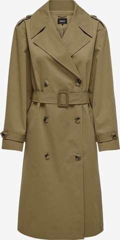 ONLY Between-Seasons Coat in Green: front