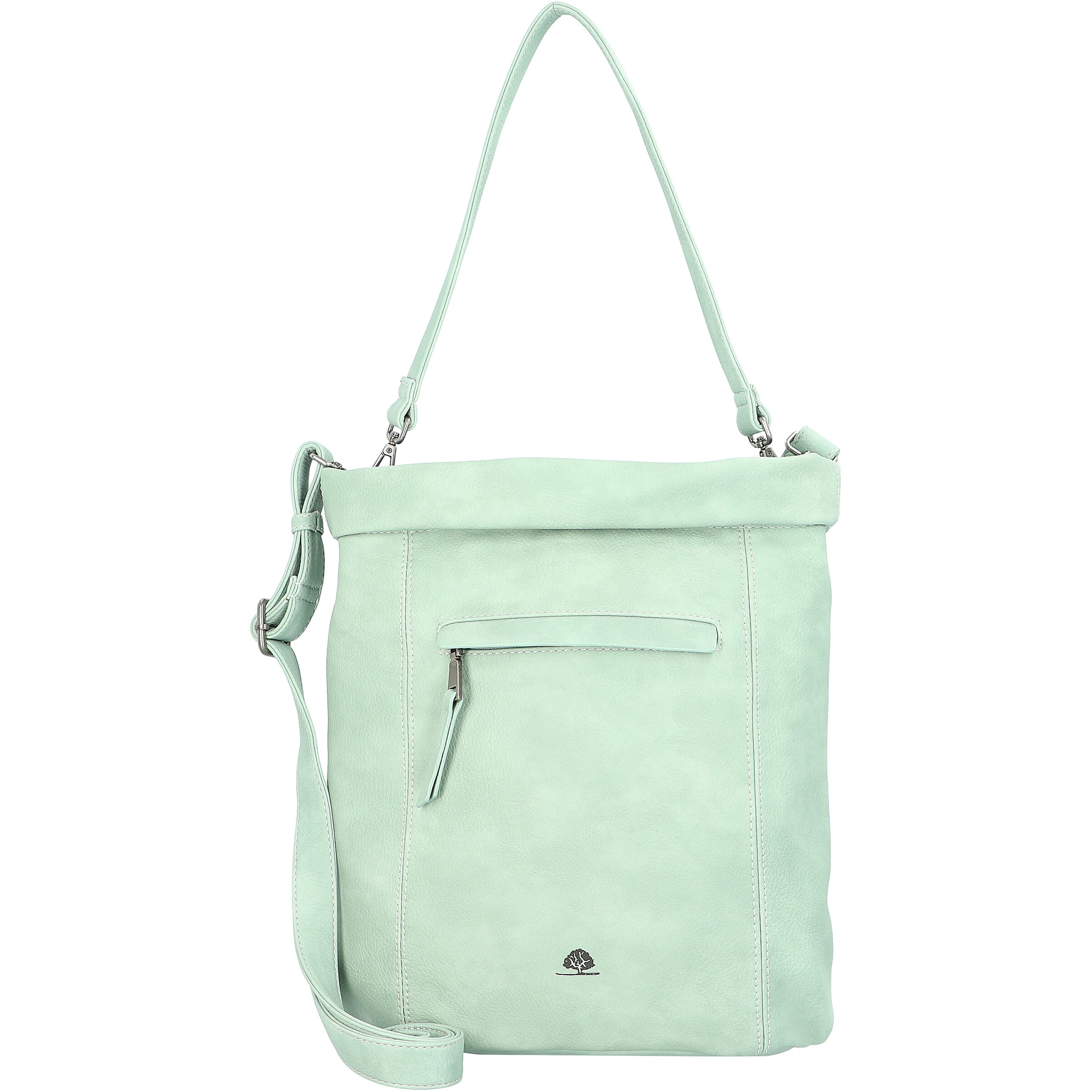 Borsa a spalla 'Liselotte' di GREENBURRY in verde: frontale