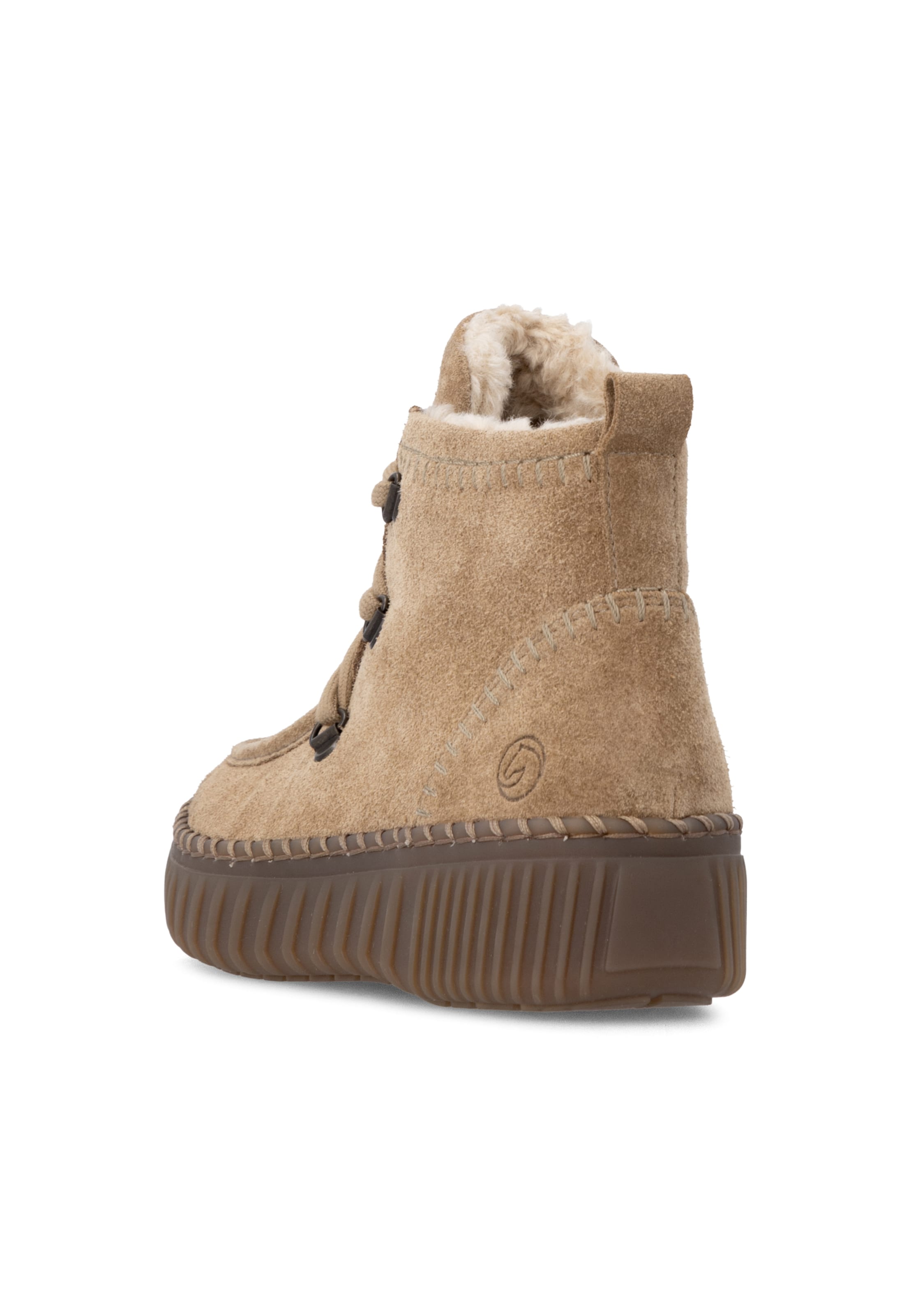 Bottines à lacets ' D4A72 ' REMONTE en marron