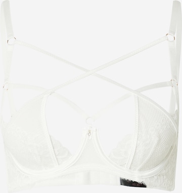 Hunkemöller T-shirt Bra ' Anna' in White: front