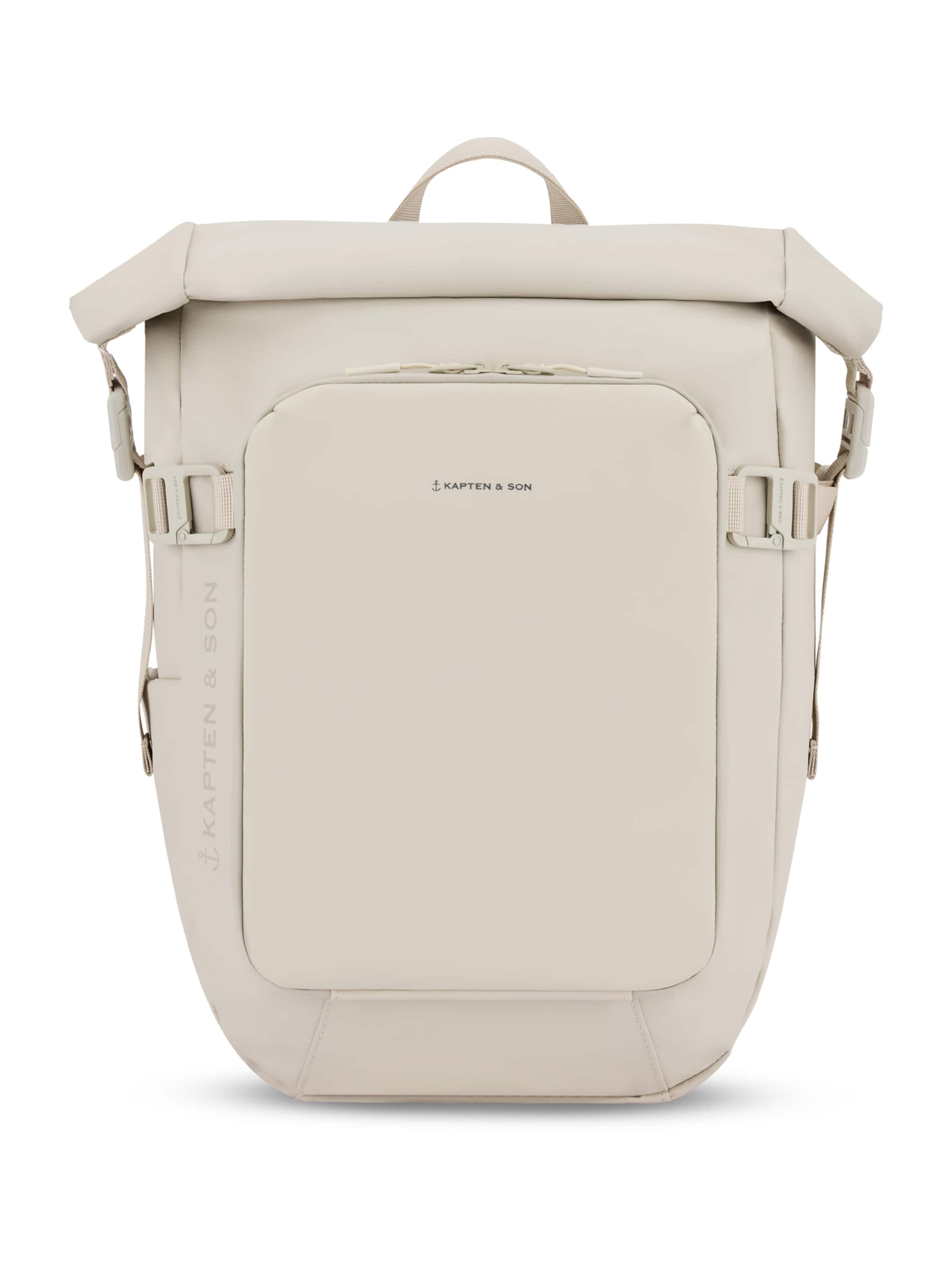 Kapten & Son Backpack 'Lisbon Small' in Beige: front