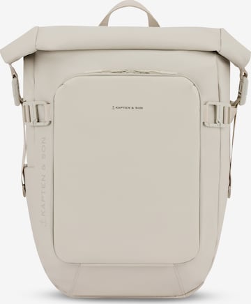 Kapten & Son - Mochila 'Lisbon' en beige: frente