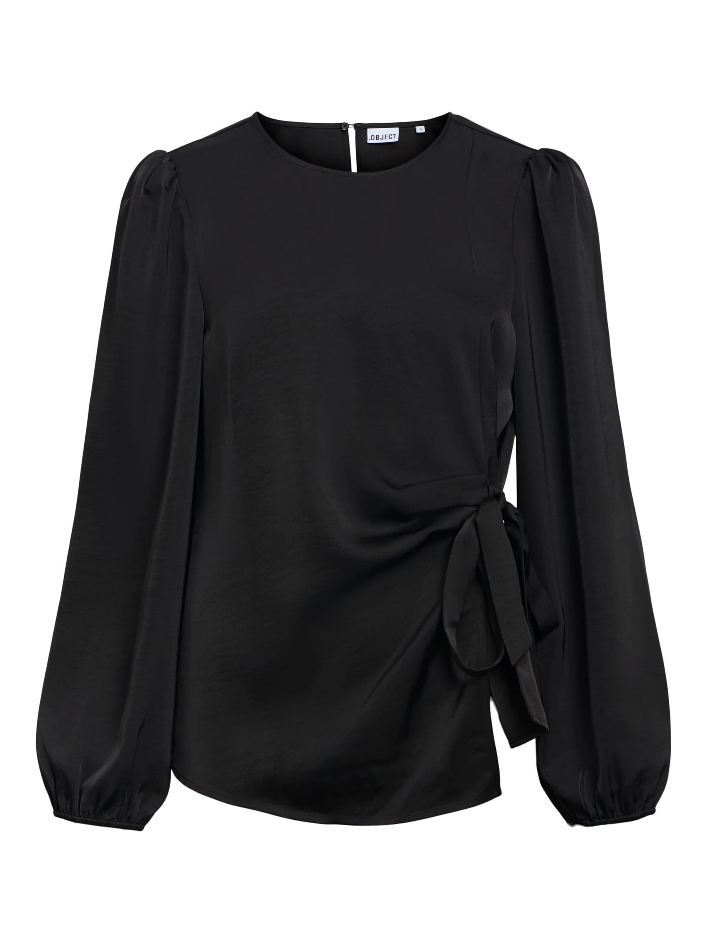 OBJECT Blouse 'OBJChilli' in Zwart: voorkant