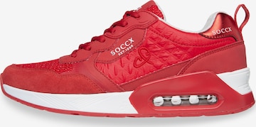 Soccx Sneakers in Red: front