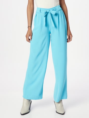 Hailys Loose fit Pleat-Front Pants 'Delila' in Blue: front