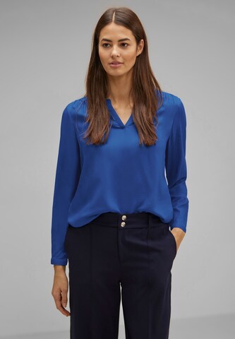 STREET ONE Bluse in Blau: predná strana