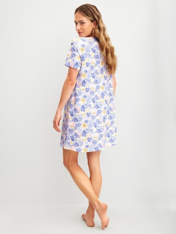 Camicia da notte 'Coastal Dreams' di CALIDA in blu
