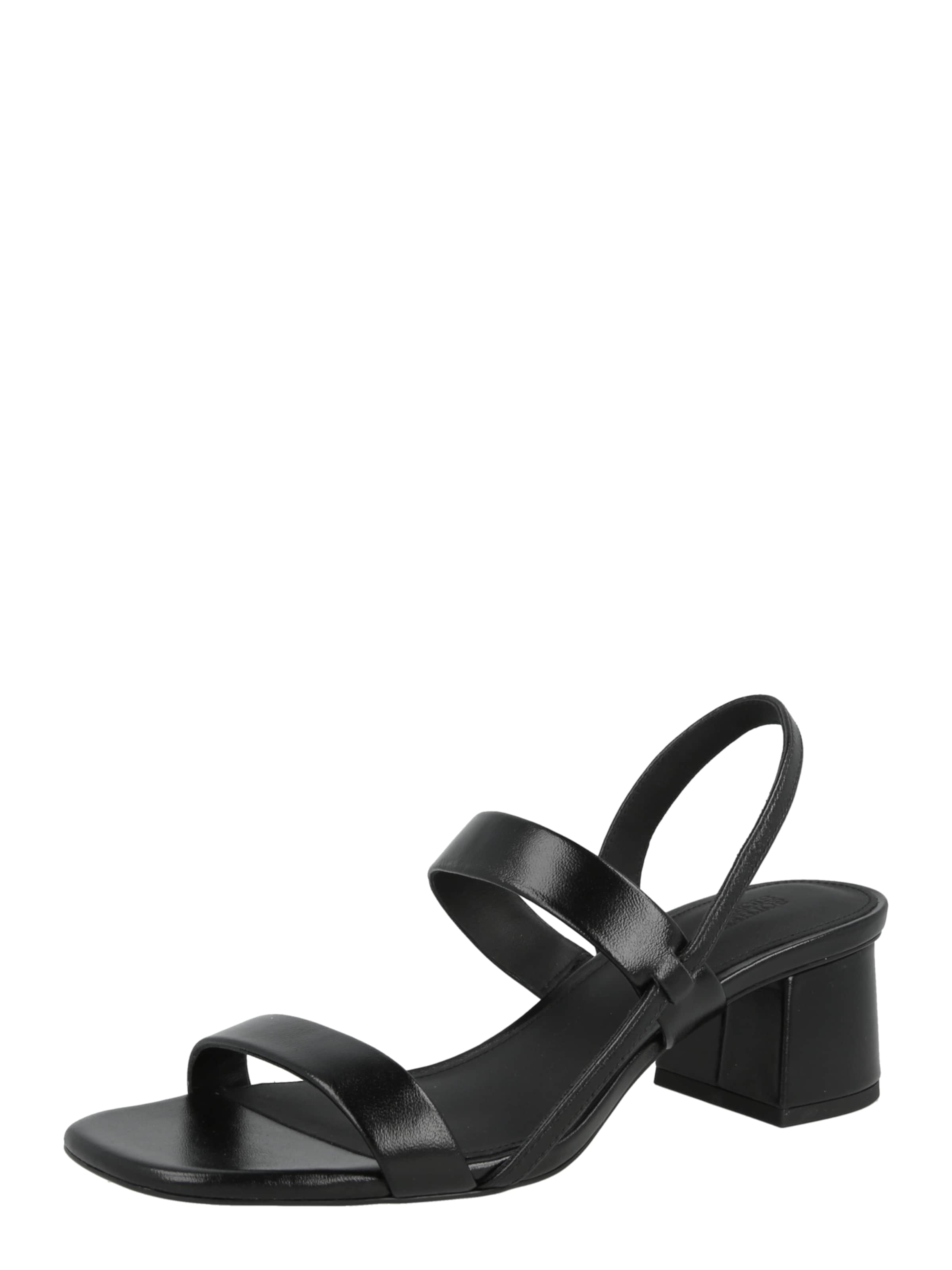 & Other Stories Sandali s paščki | črna barva: sprednja stran