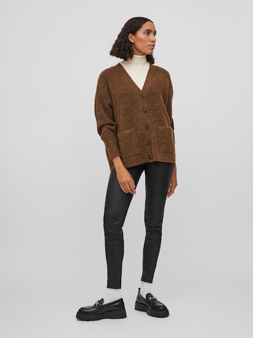 VILA Knit Cardigan 'Epaline' in Brown