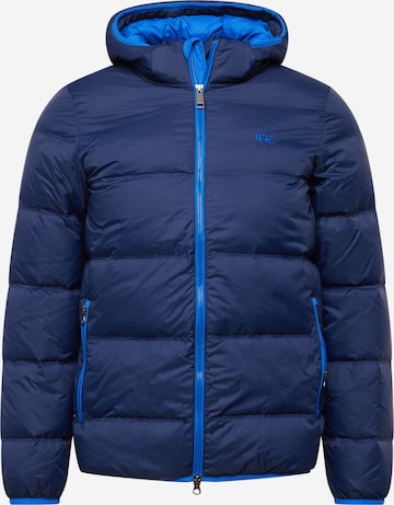 La Martina Winter Jacket in Blue: front