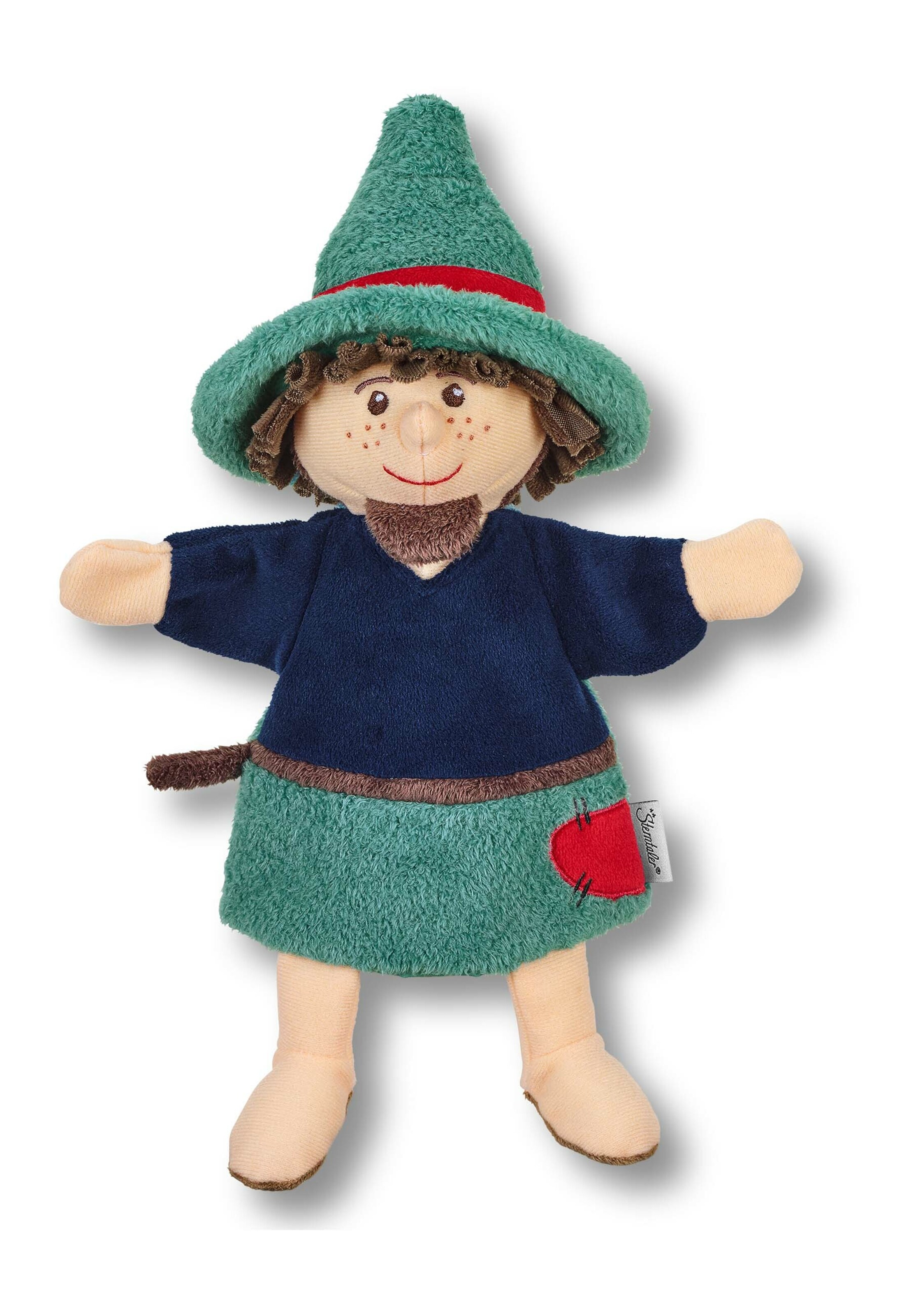 STERNTALER Handpuppe 'Räuber' in Blau: Vorderseite