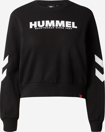 Hummel - Sweatshirt de desporto 'Legacy' em preto: frente