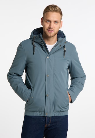 MO Weatherproof jacket in Blue: front
