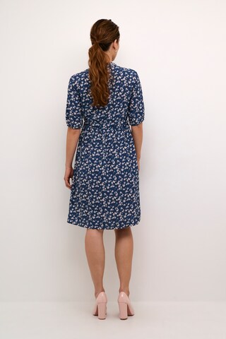 Cream Shirt dress 'Alora' in Blue