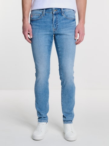 BIG STAR Slimfit Jeans 'Deric' in Blauw: voorkant