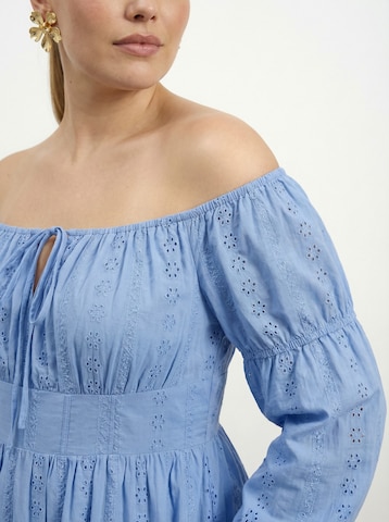 CITA MAASS Summer dress 'Ruffle dress' in Beige