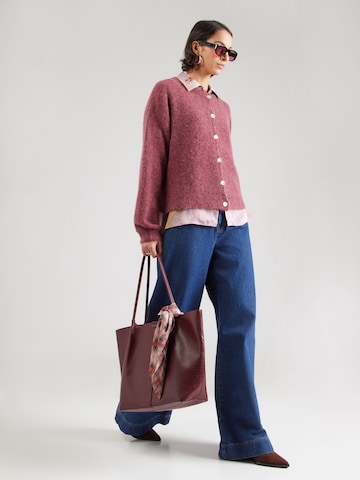 Noella Knit cardigan 'Kae' in Red