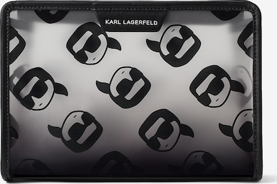 Karl Lagerfeld Trousse de maquillage en noir / transparent, Vue avec produit