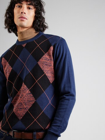 INDICODE JEANS Sweater 'Bagge' in Blue