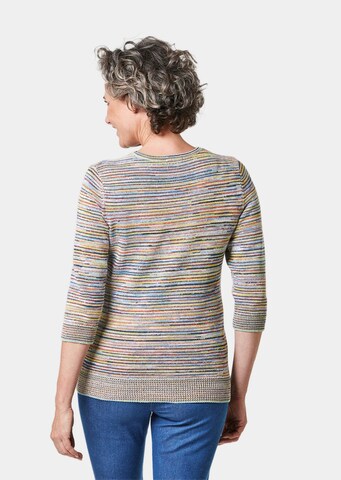 Goldner Pullover in Mischfarben