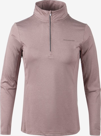 Tricou funcțional 'Jocee W' de la ENDURANCE pe gri: față