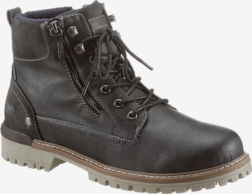 MUSTANG Lace-Up Boots in Grey