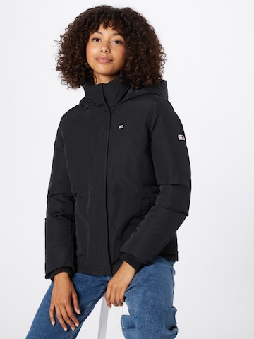 Veste mi-saison Tommy Jeans en noir : devant