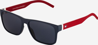TOMMY HILFIGER Солнцезащитные очки в Ночной синий / Красный / Белый, Обзор товара