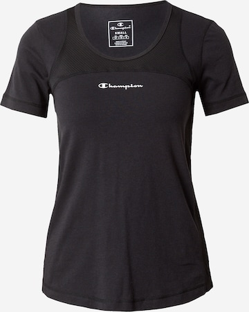 Champion Authentic Athletic Apparel Performance Shirt in Black: front