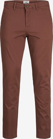 JACK & JONES Chino-püksid 'MARCO BOWIE', värv pruun: eest vaates