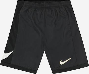 juoda NIKE Standartinis Sportinės kelnės: priekis