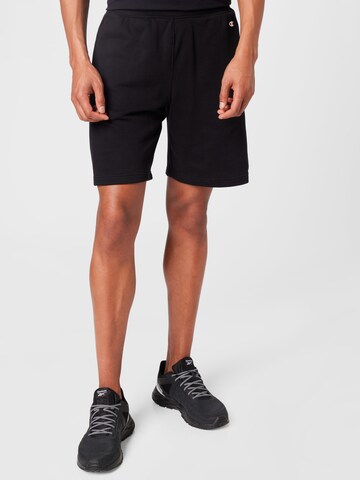 Champion Authentic Athletic Apparel Regular Pants in Black: front