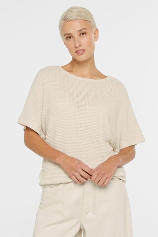 SENSES.THE LABEL Sweater in Beige: front