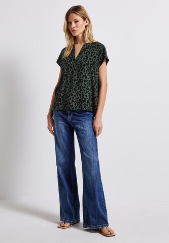 STREET ONE Bluse in Grün