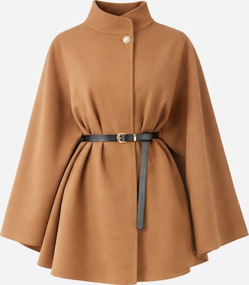 Manteau mi-saison Elara en beige : devant