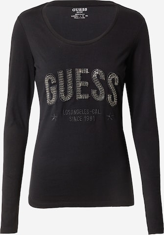 GUESS Shirt 'MIRELA' in Schwarz: predná strana