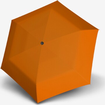 Ombrello di Doppler in arancione: frontale