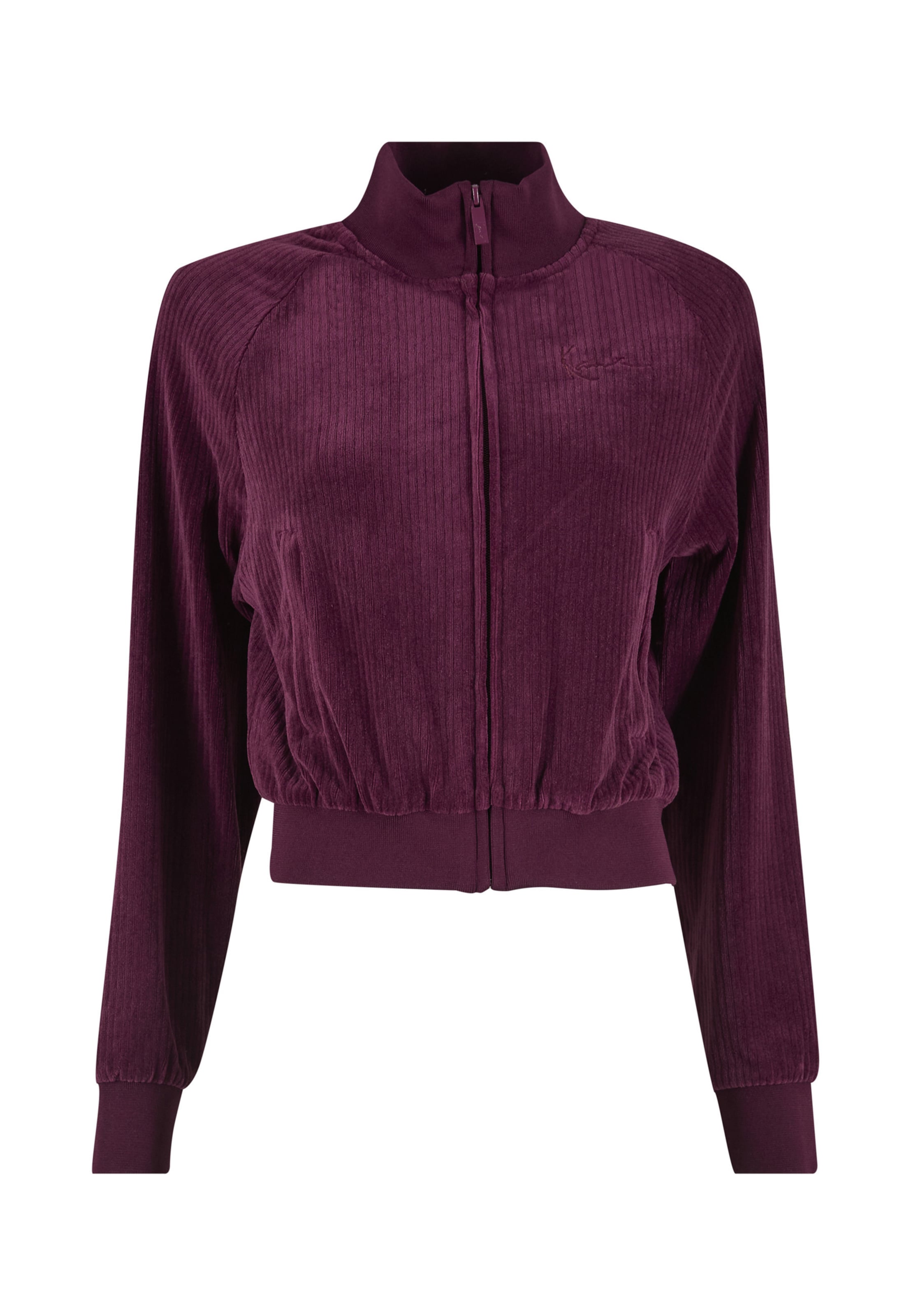Karl Kani Sweatvest in Lila: voorkant