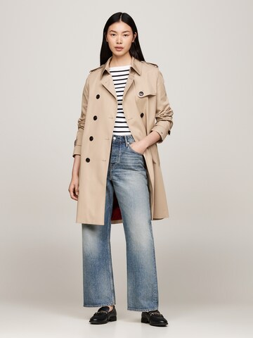 TOMMY HILFIGER Between-seasons coat in Beige: front